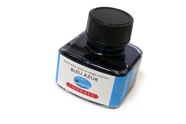 Mực J.Herbin French - 30Ml - No.12 - Xanh Da Trời Nhạt (Bleu Azur)