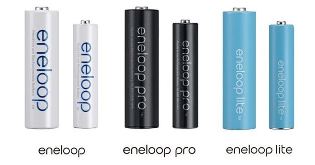 (01 viên) Pin sạc Eneloop Panasonic AA PRO màu đen (Phiên bản xuất khẩu - 2550 mAh - 500 lần sạc - Điện áp 1,2v - 1,5v)