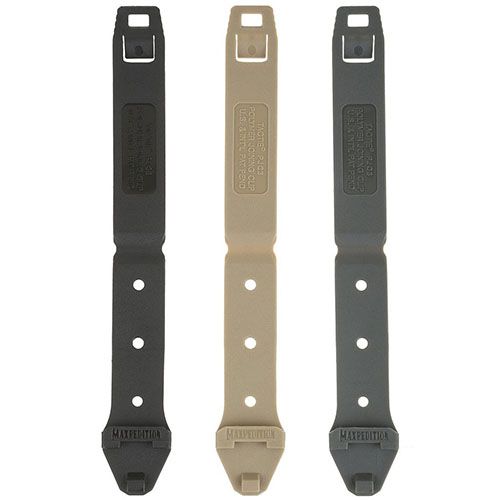 Maxpedition - Móc kẹp TacTie PJC3 (Nhựa màu: Ghi xám, Đen, Vàng Tan)