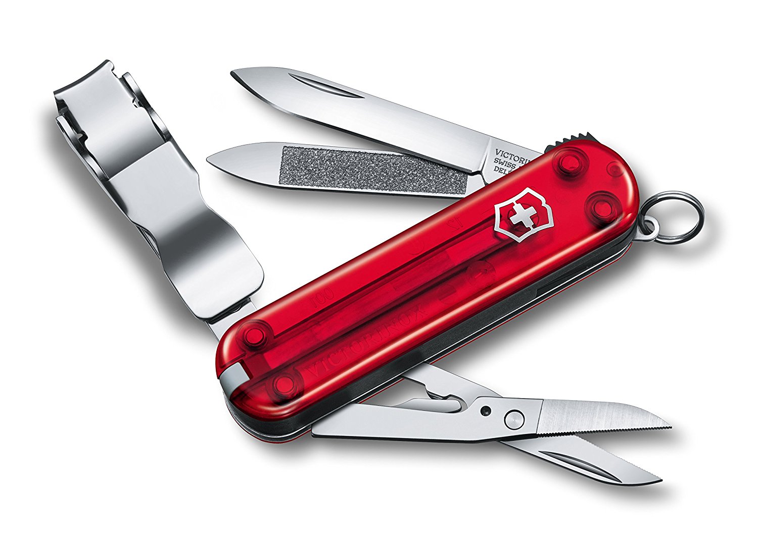 Phụ kiện Victorinox - Nail Clipper 580 nhiều màu (Bấm móng tay kèm Kéo)