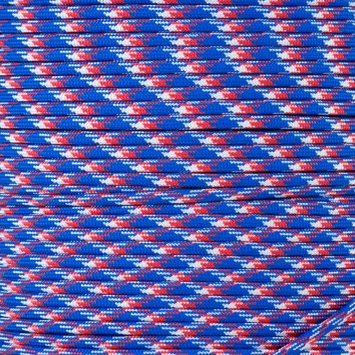 Dây Paracord - Màu Đỏ Trắng Xanh Rằn Ri (Red White Blue Camo - Rwbc.550)