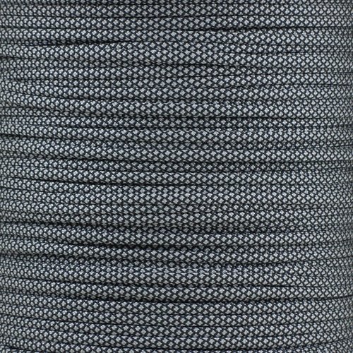 Dây Paracord - Màu Đen Trắng Rằn Ri - Silver Diamond (Sd.550)