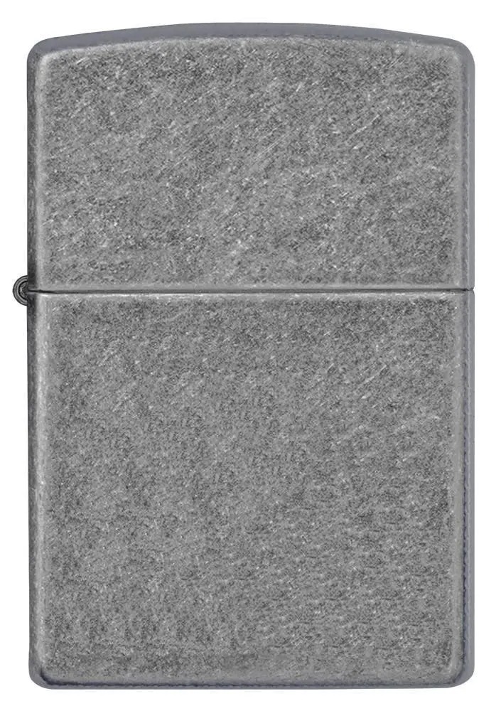 Zippo 121FB - Vỏ Xước lẫn trắng bạc (REG ANTQ SP FL BTM)