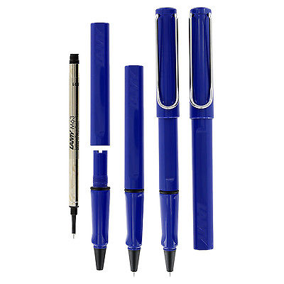 Ruột Mực Dạ - Lamy M63 Màu Xanh Blue (Cho Bút Dạ Có Nắp - Tintenroller Rollerball Pens)