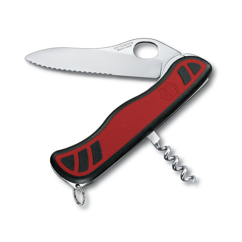 Dụng Cụ Đa Năng VICTORINOX - 111mm - Alpineer Grip (Lưỡi Răng Cưa - Màu Đỏ)