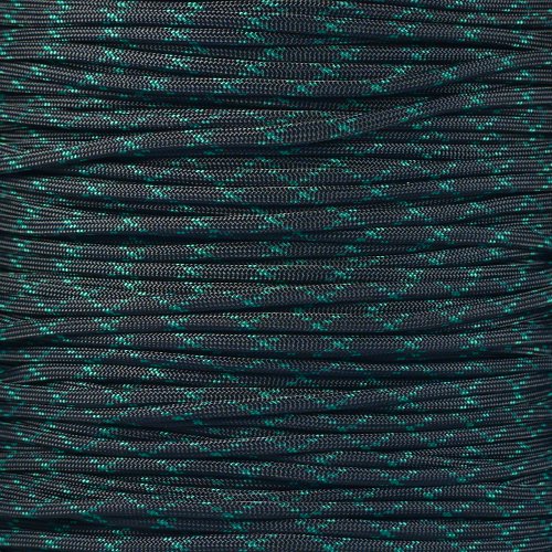 Dây Paracord - Màu Xanh Đen Rằn Ri Black Kelly Green (Bkg.550)