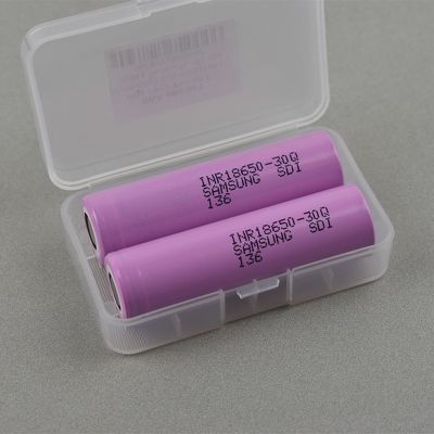 (01 Viên) Pin Sạc Samsung 18650 - Inr18650-30Q (3000Mah - 3.6V - Xả 15A - Màu Tím Hồng)