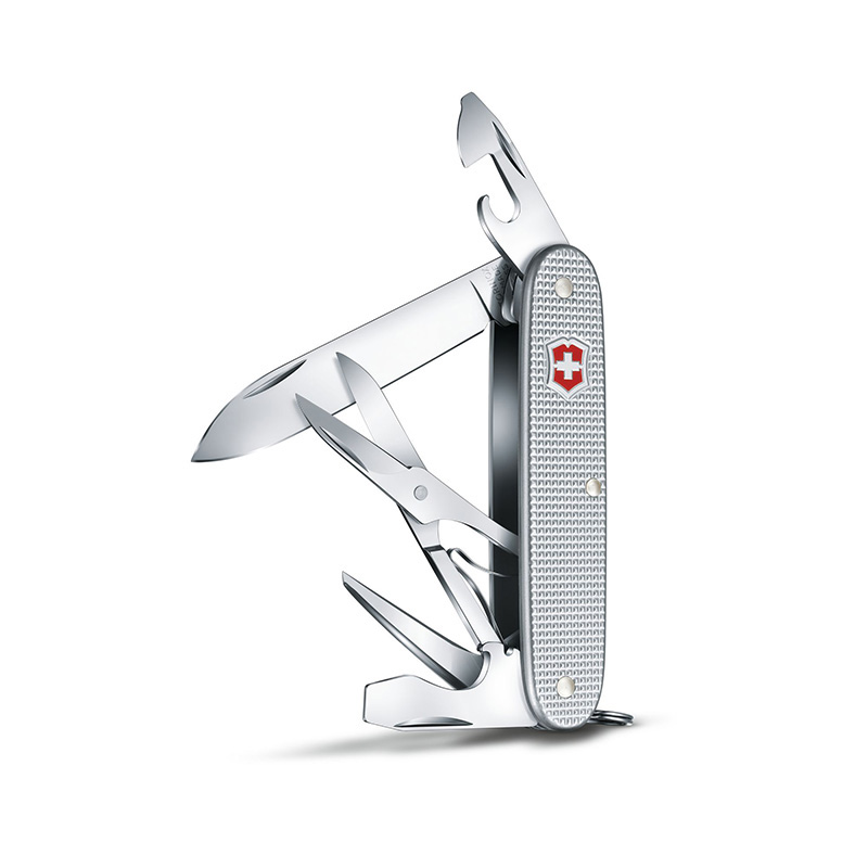 Dụng Cụ Đa Năng Victorinox - Pioneer X Alox Silver (Vỏ Nhôm - Có Kéo)