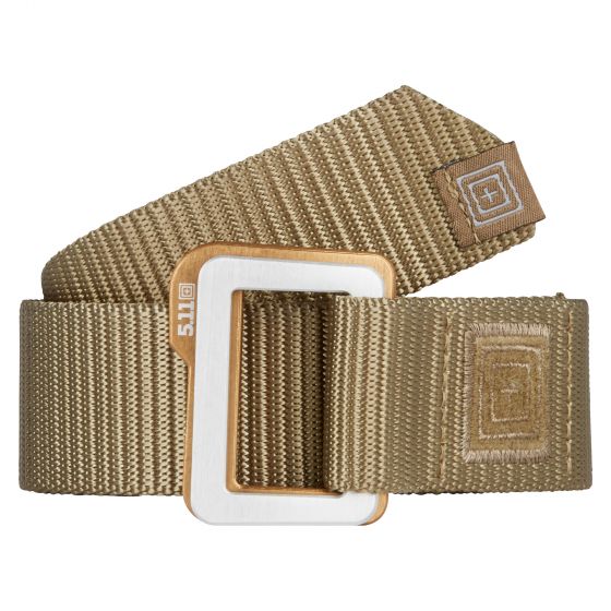 5.11 - Thắt Lưng Traverse™ Double Buckle Belt (328 Sandstone - Màu Vàng Cát - Size M)