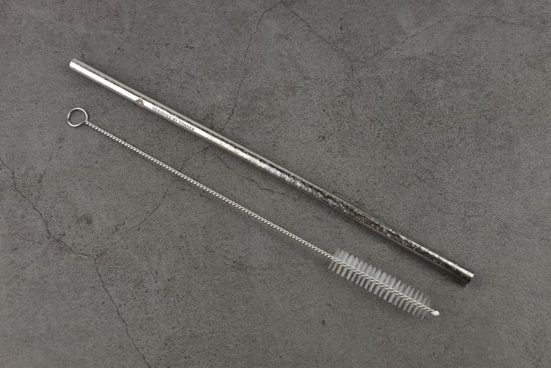 Titaner - Ống Hút Titanium Ti Straws (Straight Thẳng - Họa Tiết Hoa Văn)