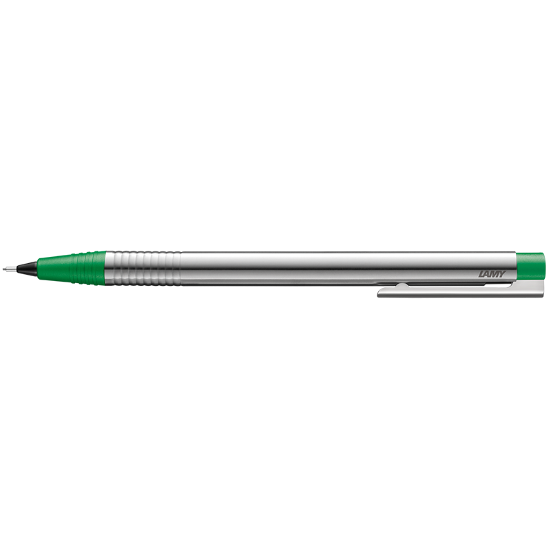 Bút chì - Lamy Logo - Green (Thân thép bóng viền xanh)