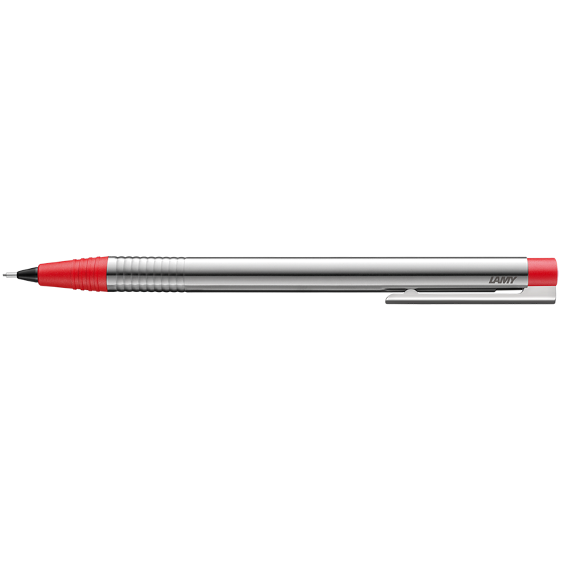 Bút chì - Lamy Logo - Red (Thân thép bóng viền đỏ)