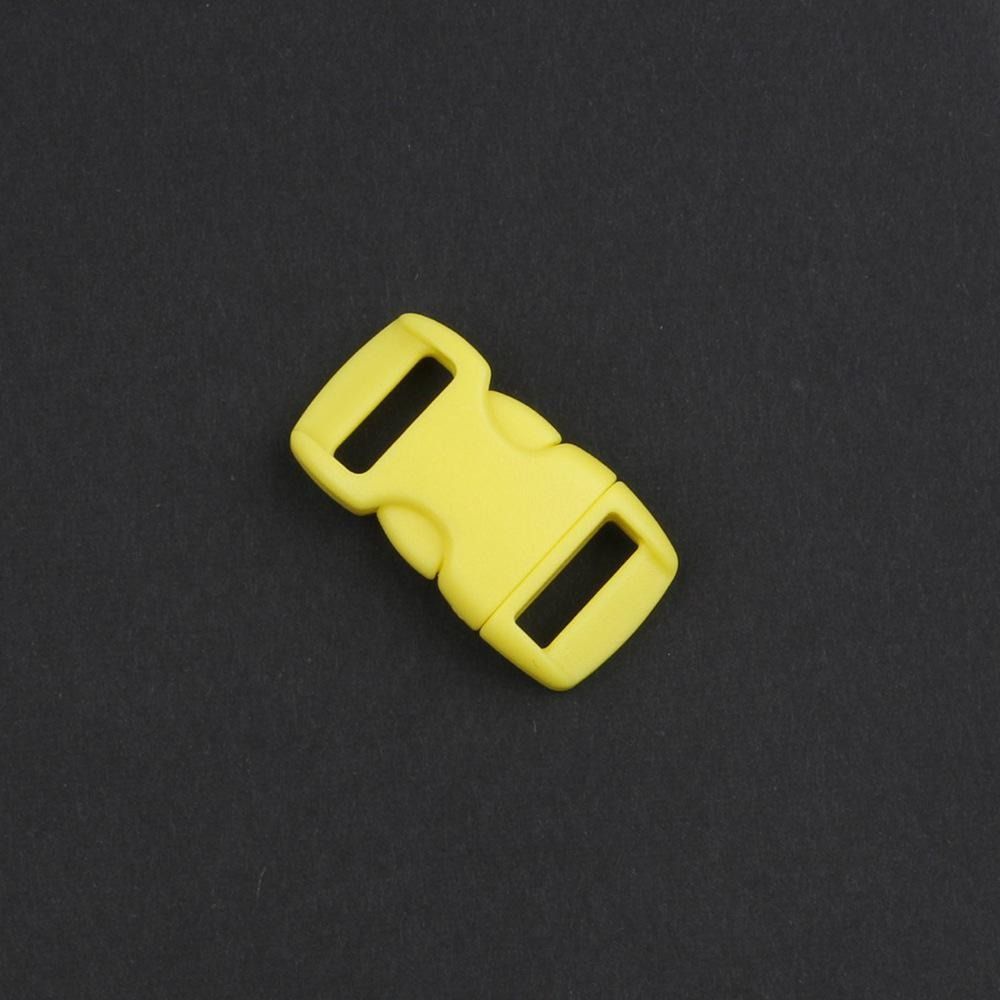 Khóa nhựa Paracord - Hình chữ nhật 2.9cm cho vòng tay (Yellow - Màu vàng nhạt)