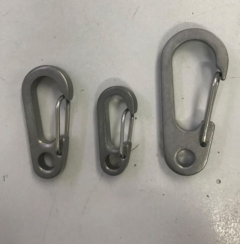 Móc Khóa EDC - Carabiner - Flat Gate Titanium ( T23 - C.Ti.32mm )