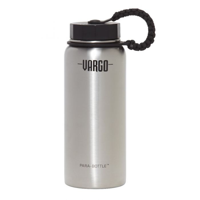 Vargo - Bình nước 34 Oz /1 Lít Màu Thép Bạc ( T-453 - Thép không ri Para Bottle )