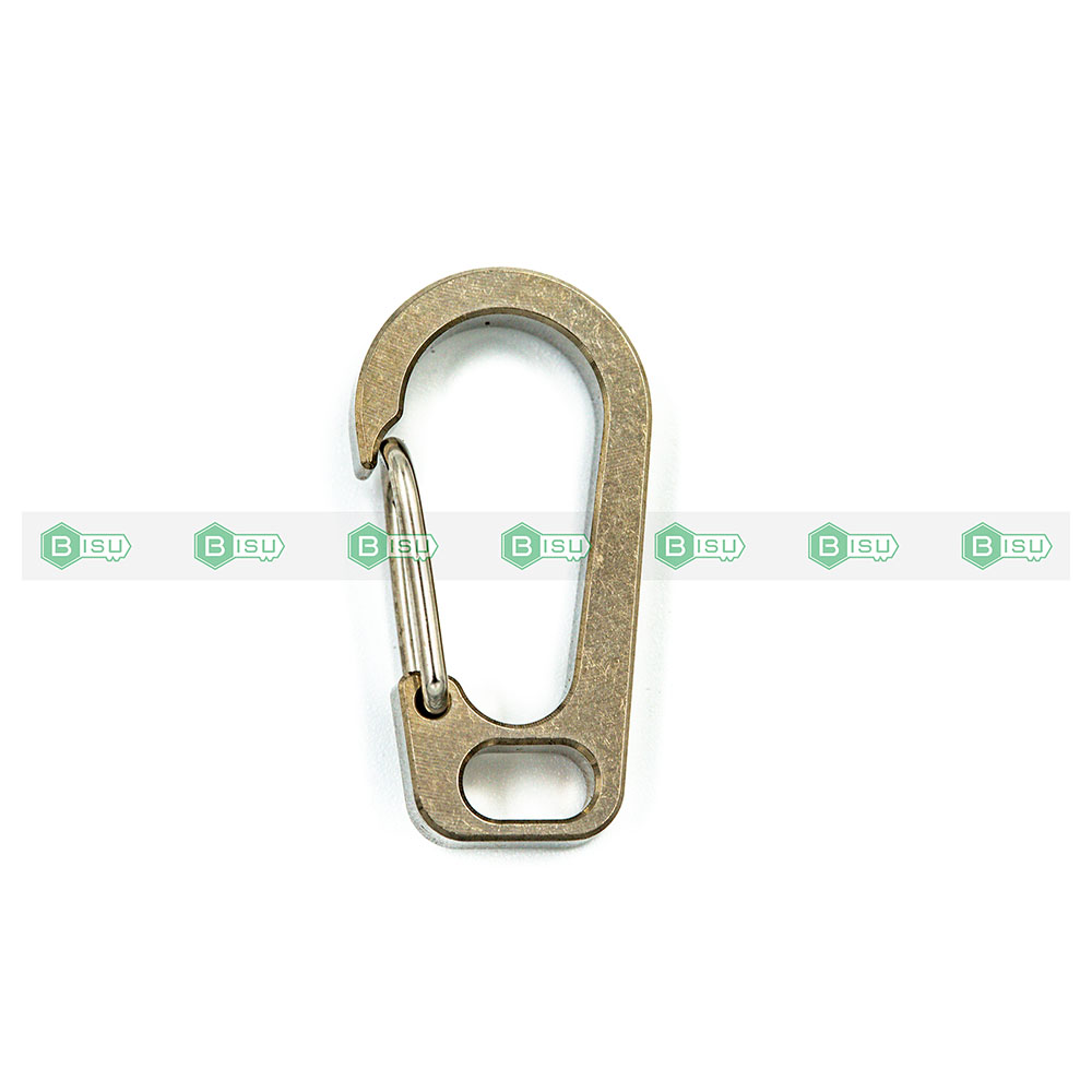 Móc Khóa EDC - Carabiner Flat Gate Chất Titanium Key Clip (T21 / T24 - 30*15*4mm)