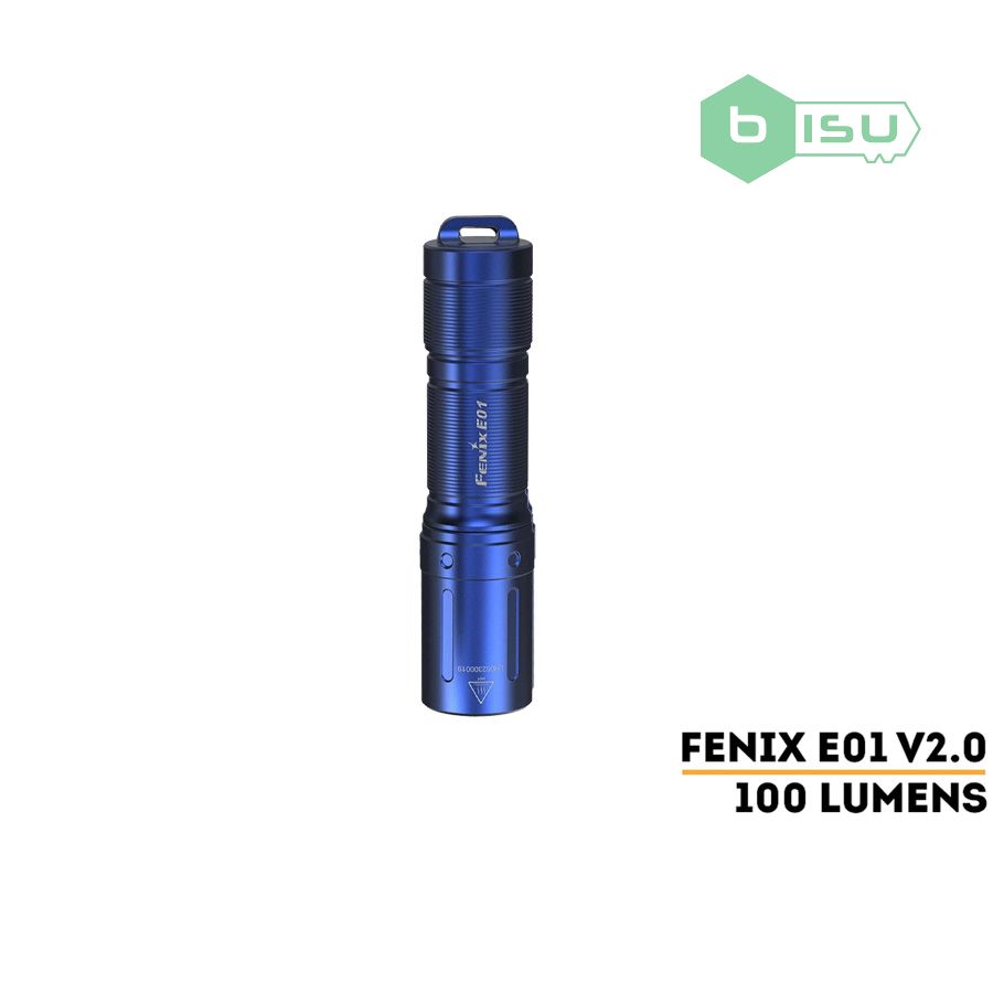 Đèn pin móc khóa FENIX E01 V2.0 (100 Lumens) - màu Blue