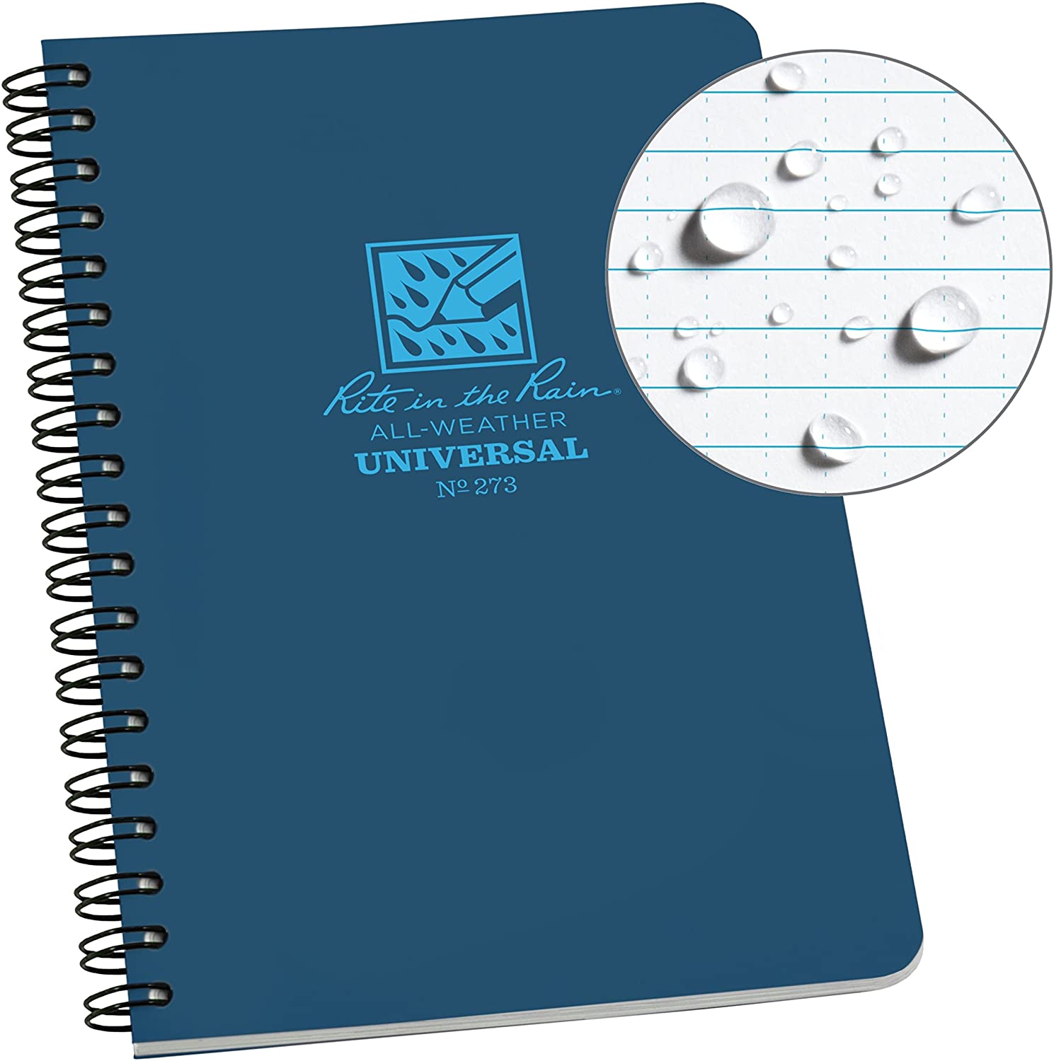 Rite in the Rain All-Weather Side-Spiral Notebook Blue