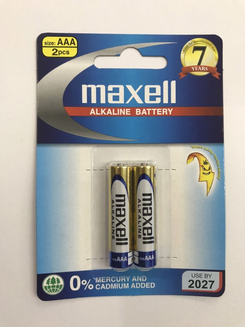 (01 viên) Pin Alkaline Maxell - Đũa AAA - LR03 (GD) 1.5V