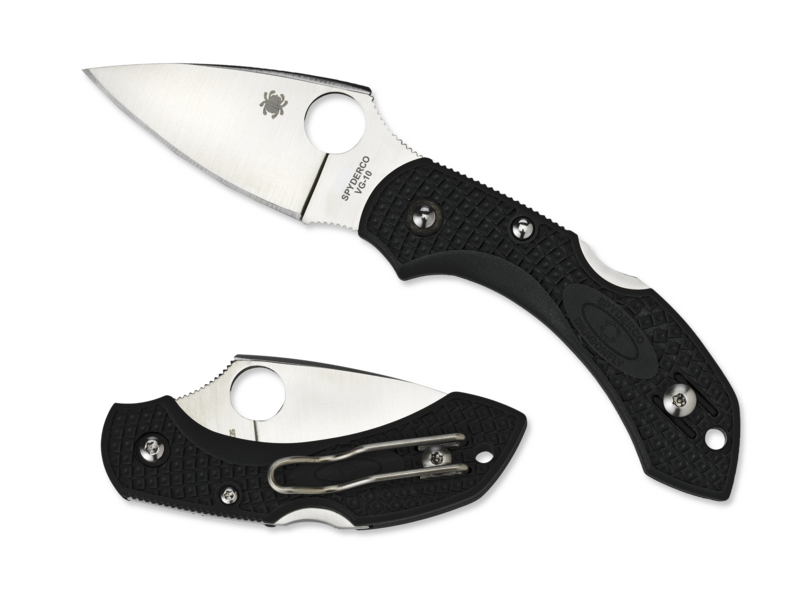 Spyderco Dragonfly 2 thép VG-10 cán FRN màu Black