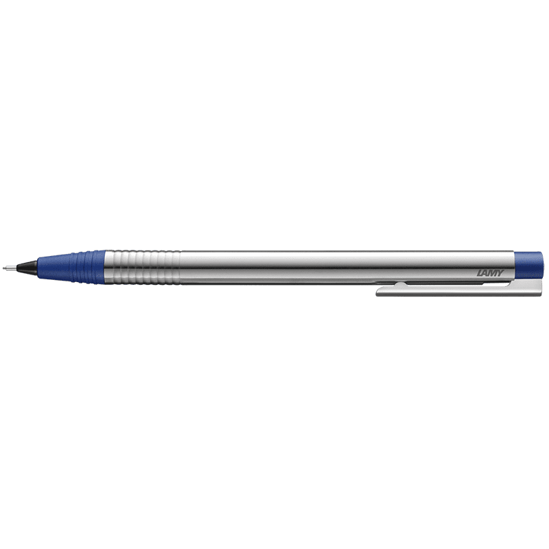 Bút chì - Lamy Logo - Blue (Thân thép bóng viền xanh dương)