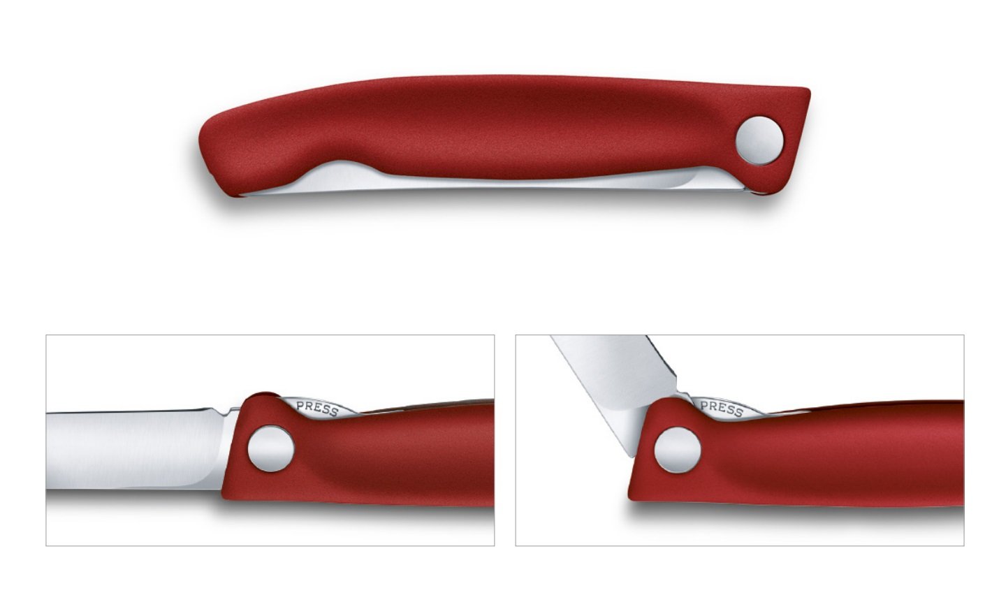 Dao Xếp Victorinox 6.7831.FB lưỡi răng cưa 11cm màu Đỏ