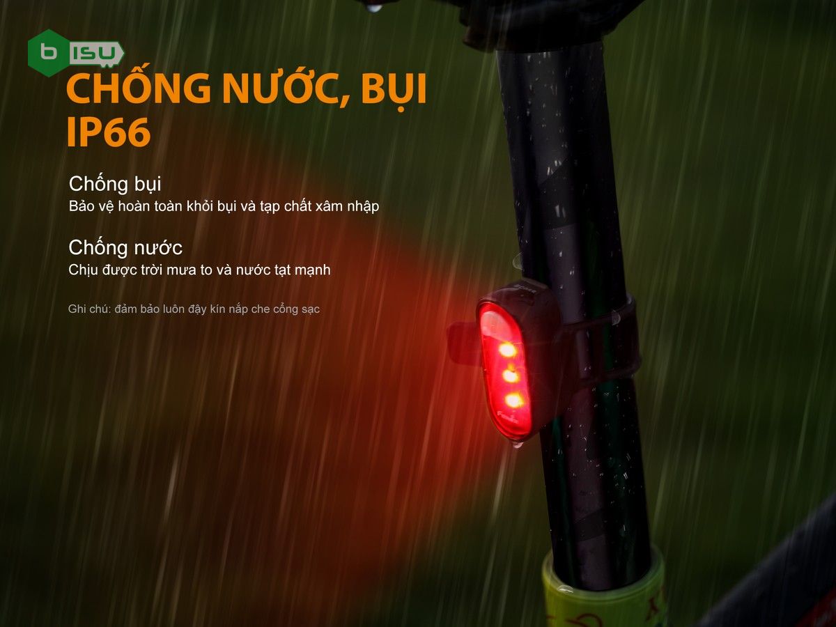 Đèn pin xe đạp FENIX BC05R (10 Lumens)