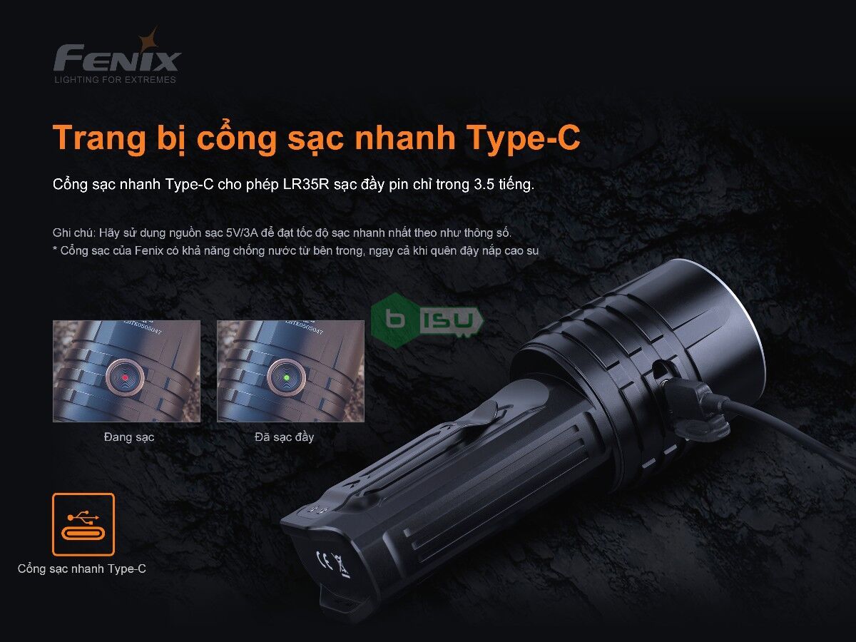 Đèn pin FENIX LR35R SST40 (10000 Lumens)