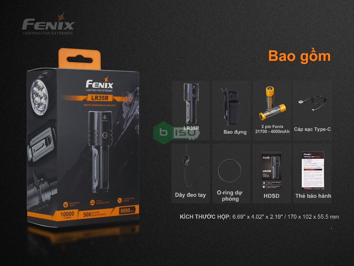 Đèn pin FENIX LR35R SST40 (10000 Lumens)