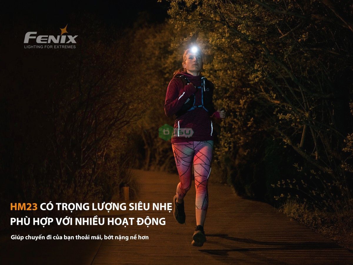 Đèn pin Fenix - HM23 - 240 Lumens (Ánh sáng vàng)