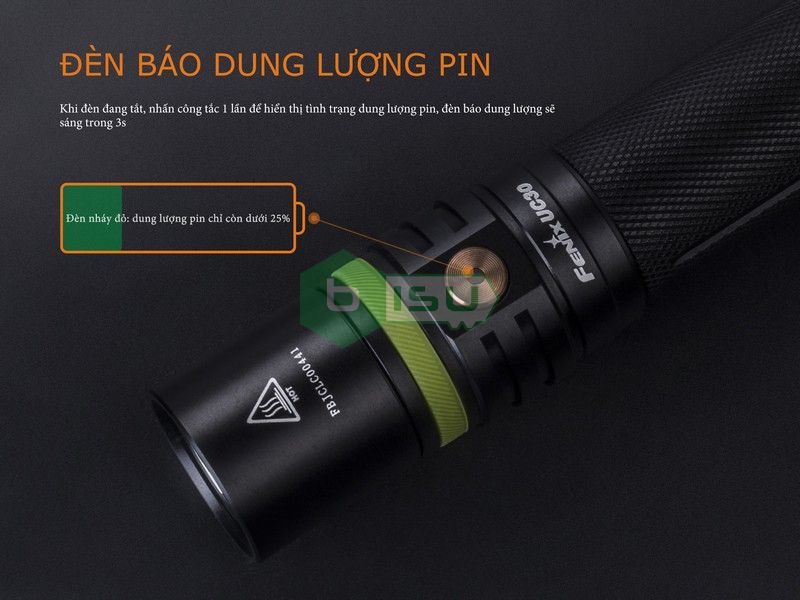 Đèn pin FENIX UC30 Version 2017 (1000 Lumens)