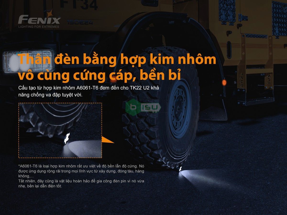 Đèn pin tác chiến FENIX TK22 UE SST40 (1600 Lumens)