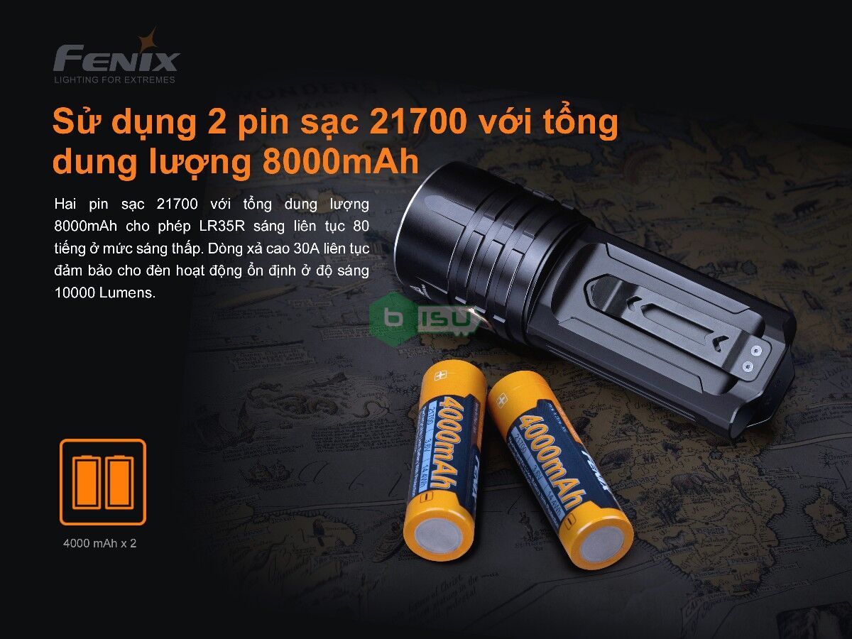 Đèn pin FENIX LR35R SST40 (10000 Lumens)