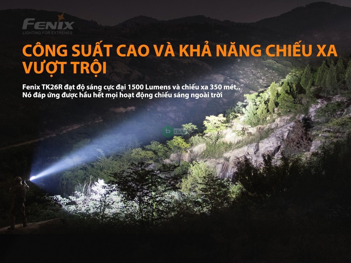 Đèn pin tác chiến FENIX TK26R (1500 Lumens)