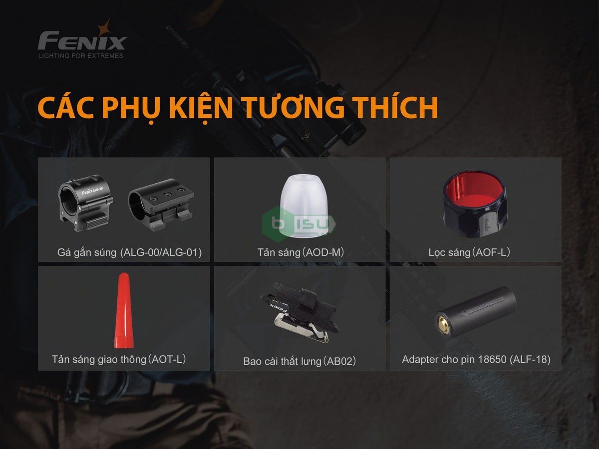 Đèn pin tác chiến FENIX TK22 UE SST40 (1600 Lumens)