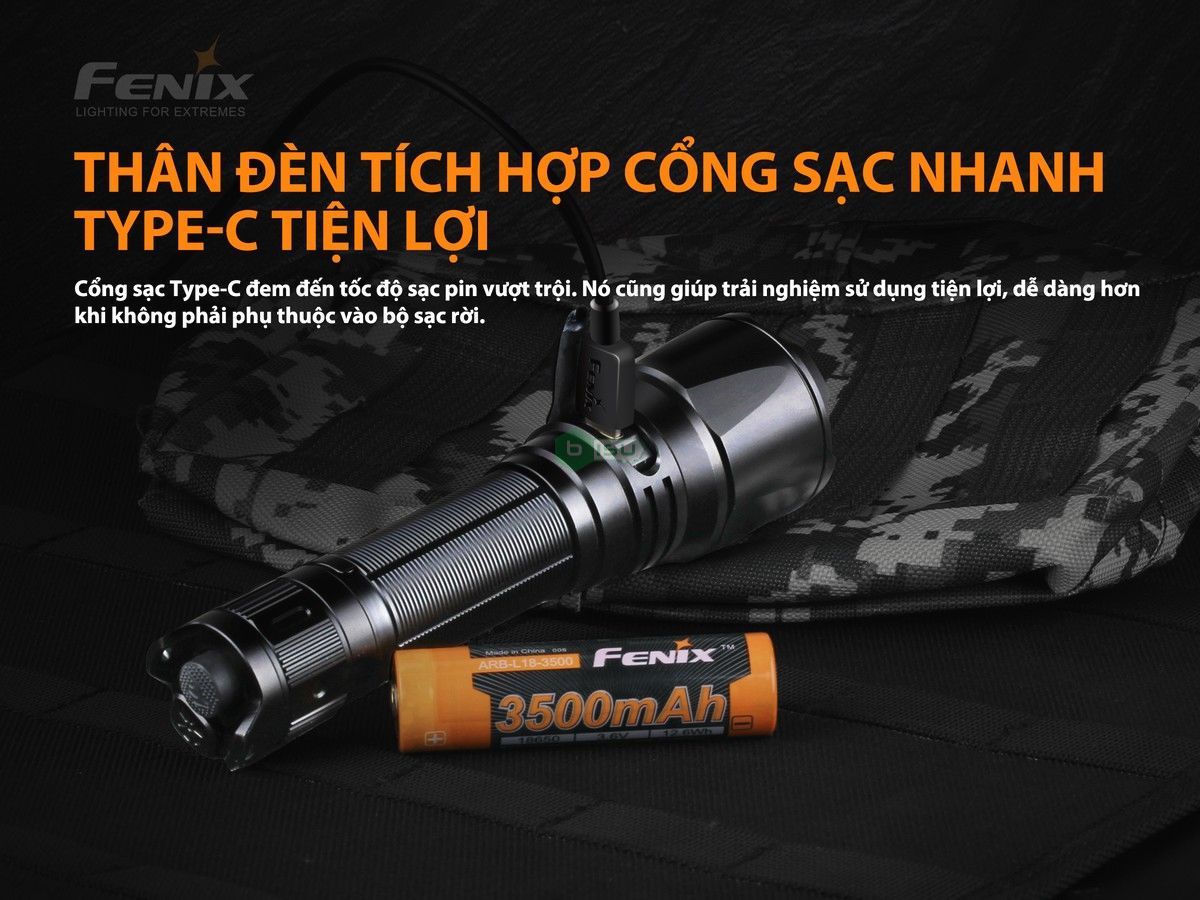 Đèn pin tác chiến FENIX TK26R (1500 Lumens)