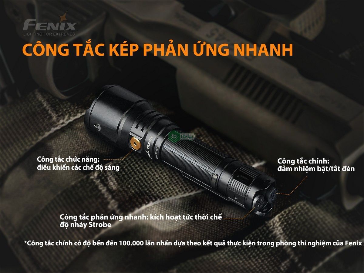 Đèn pin tác chiến FENIX TK26R (1500 Lumens)