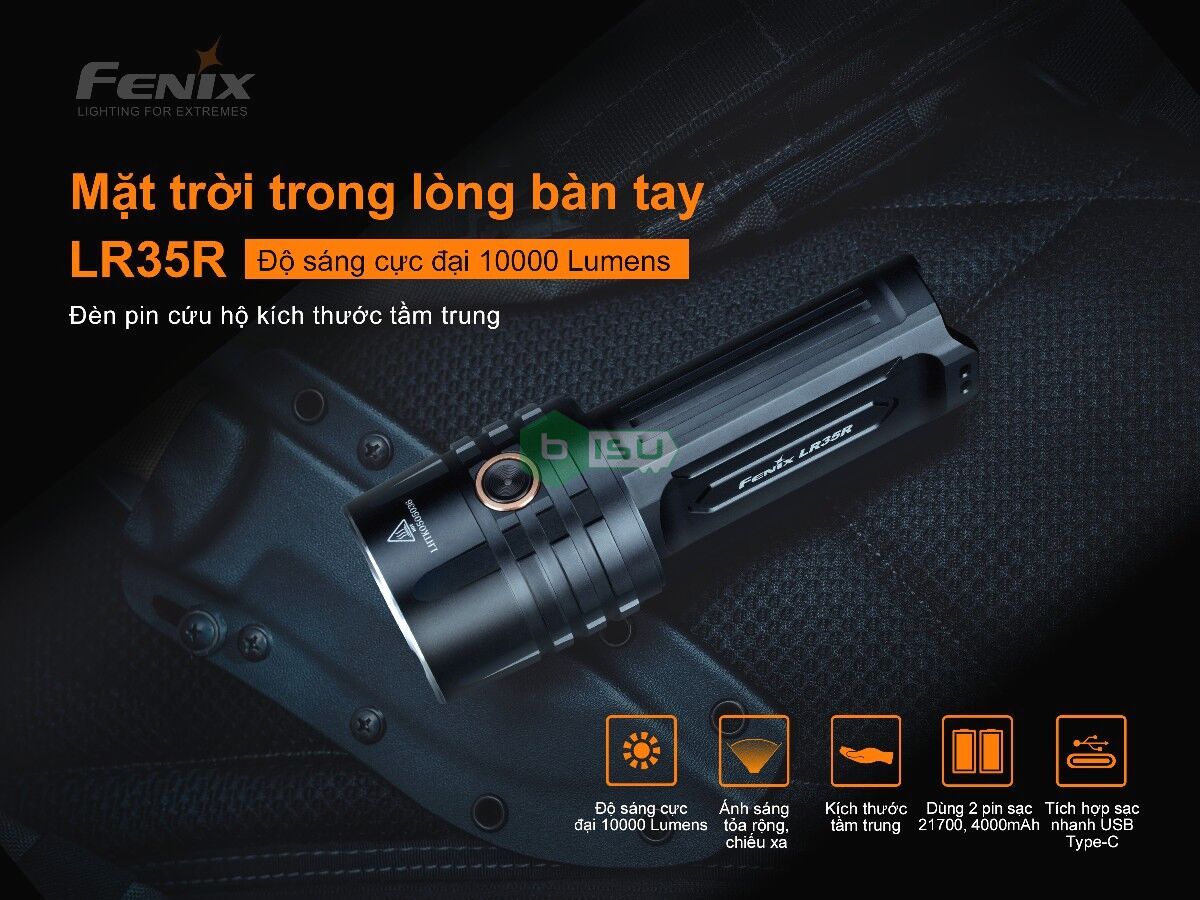 Đèn pin FENIX LR35R SST40 (10000 Lumens)