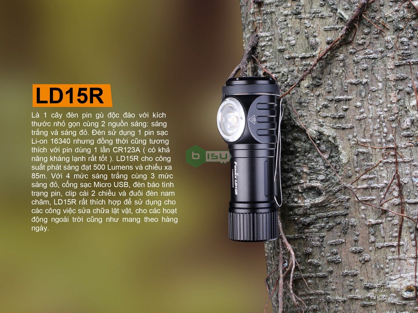 Đèn pin FENIX LD15R (500 Lumens)