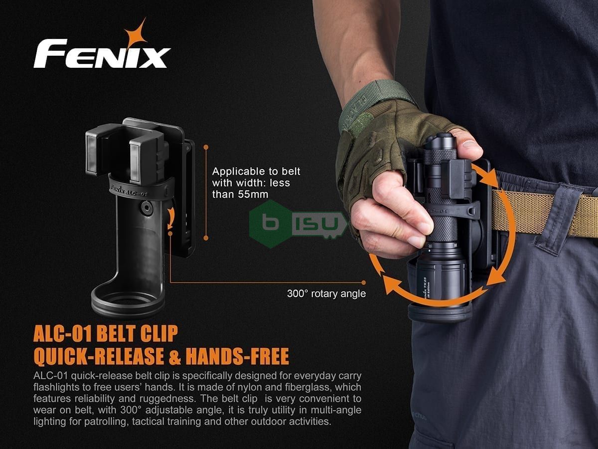 Phụ kiện FENIX ALC-01 Quick release Belt Clip để đựng đèn pin