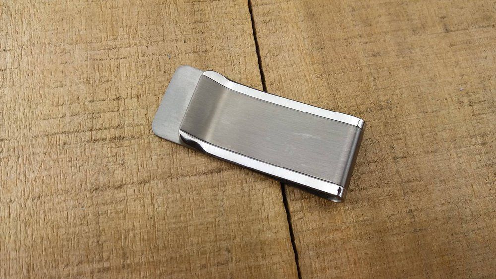 Kẹp tiền EDC - Money Clip Titanium (Loại mỏng - Dài 5.2cm x Rộng 1.2cm)