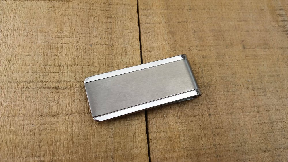 Kẹp tiền EDC - Money Clip Titanium (Loại mỏng - Dài 5.2cm x Rộng 1.2cm)