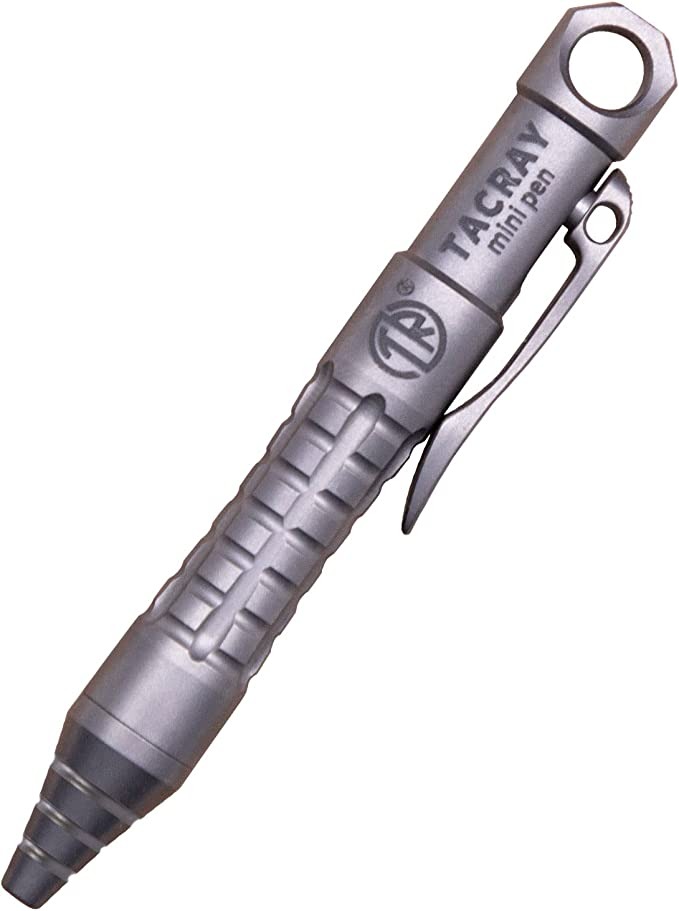 Bút Titanium Tacray Bolt Action Mini treo chìa khóa