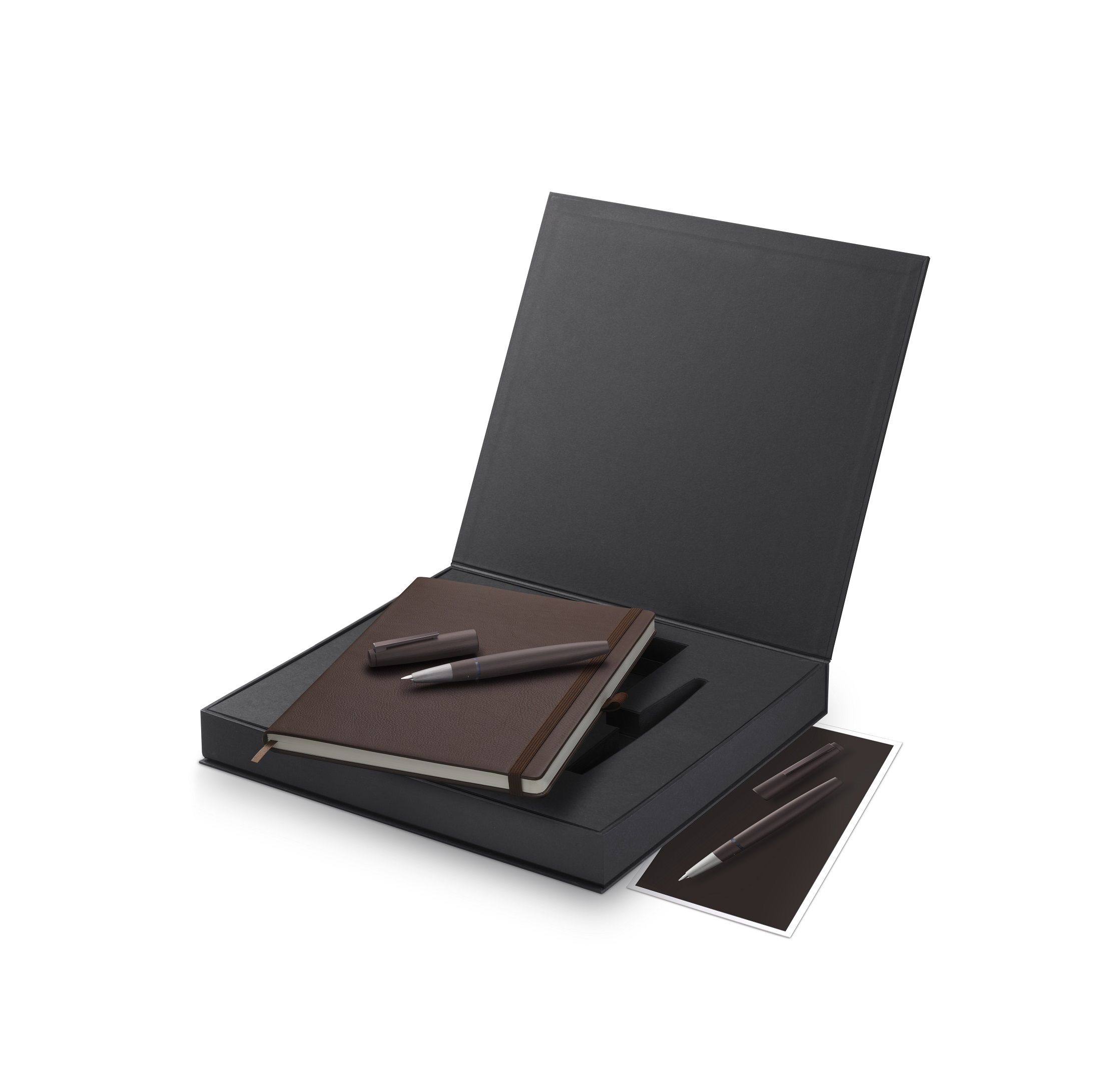 Bộ quà tặng - Lamy sổ Notebook A5 + Bút máy LAMY 2000 Brown (55 Years Edition)