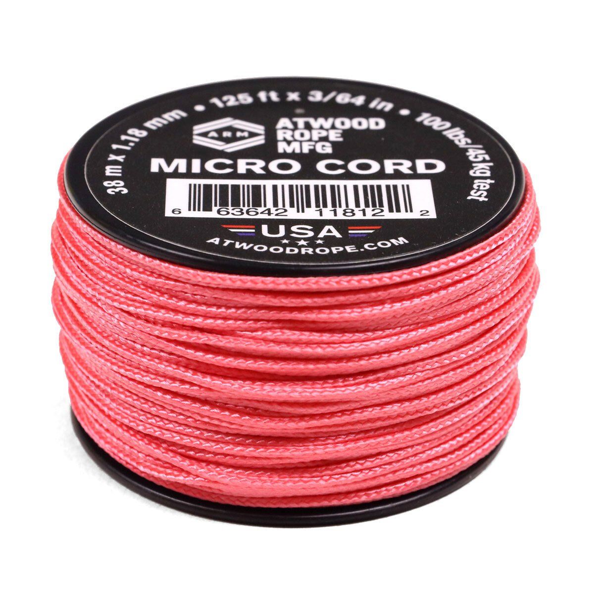 Atwood Rope - Dây Micro cord cuộn 38m màu Hồng