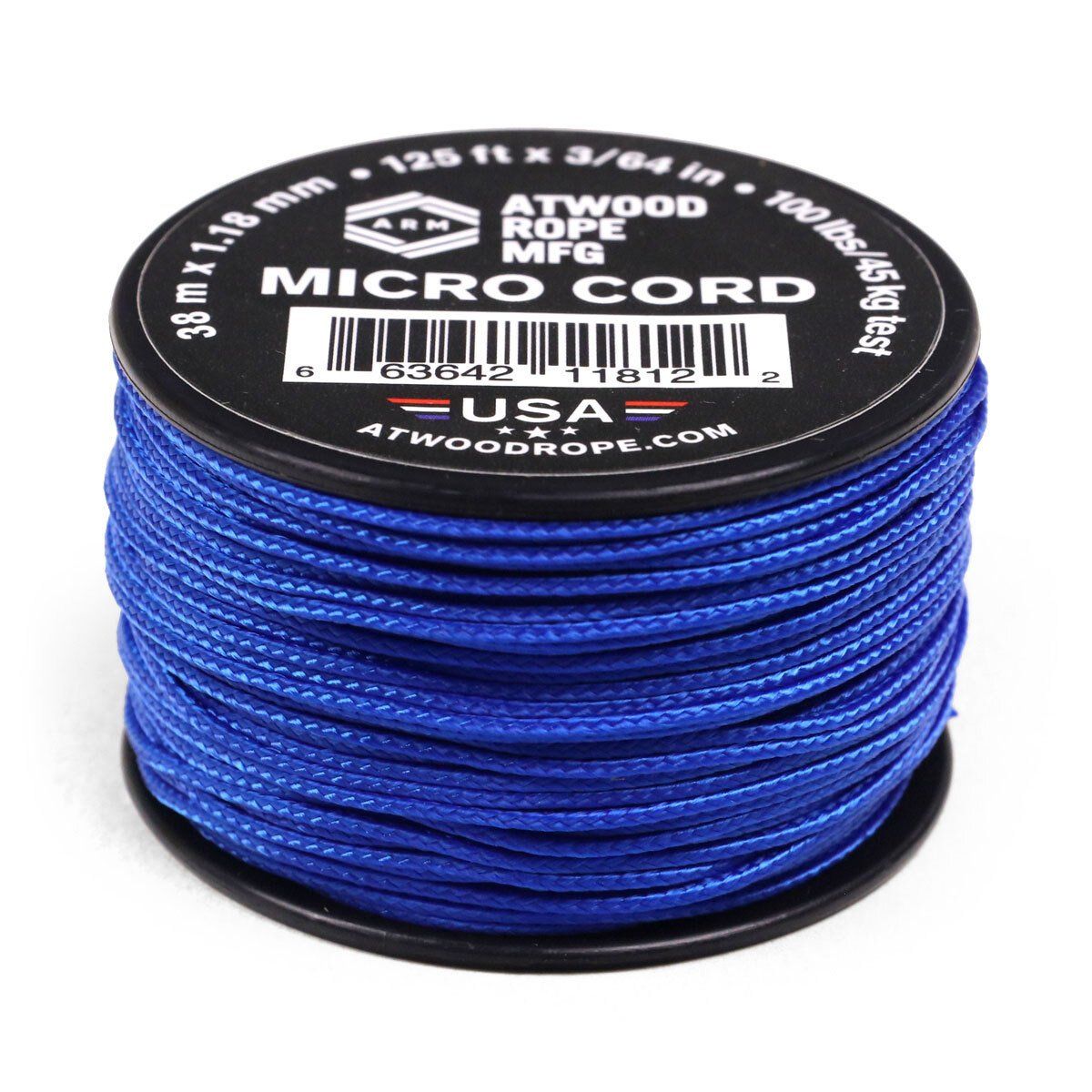 Atwood Rope - Dây Micro cord cuộn 38m màu Royal Blue