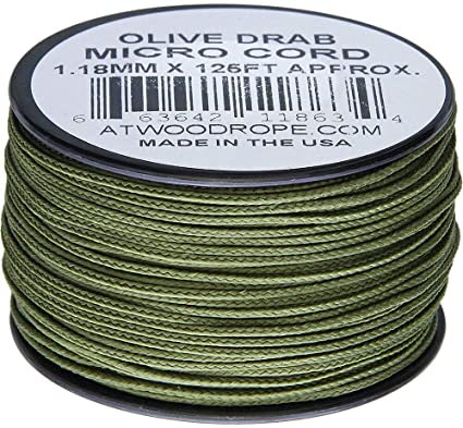 Atwood Rope - Dây Micro cord cuộn 38m màu Olive