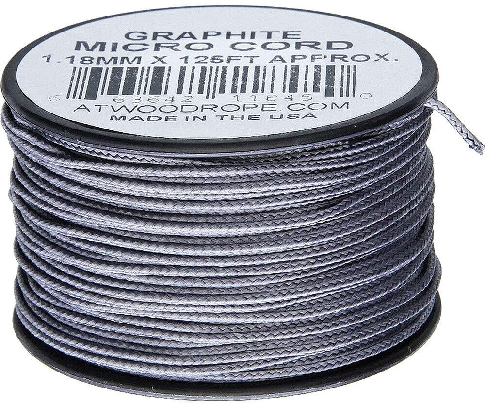 Atwood Rope - Dây Micro cord cuộn 38m màu Graphite