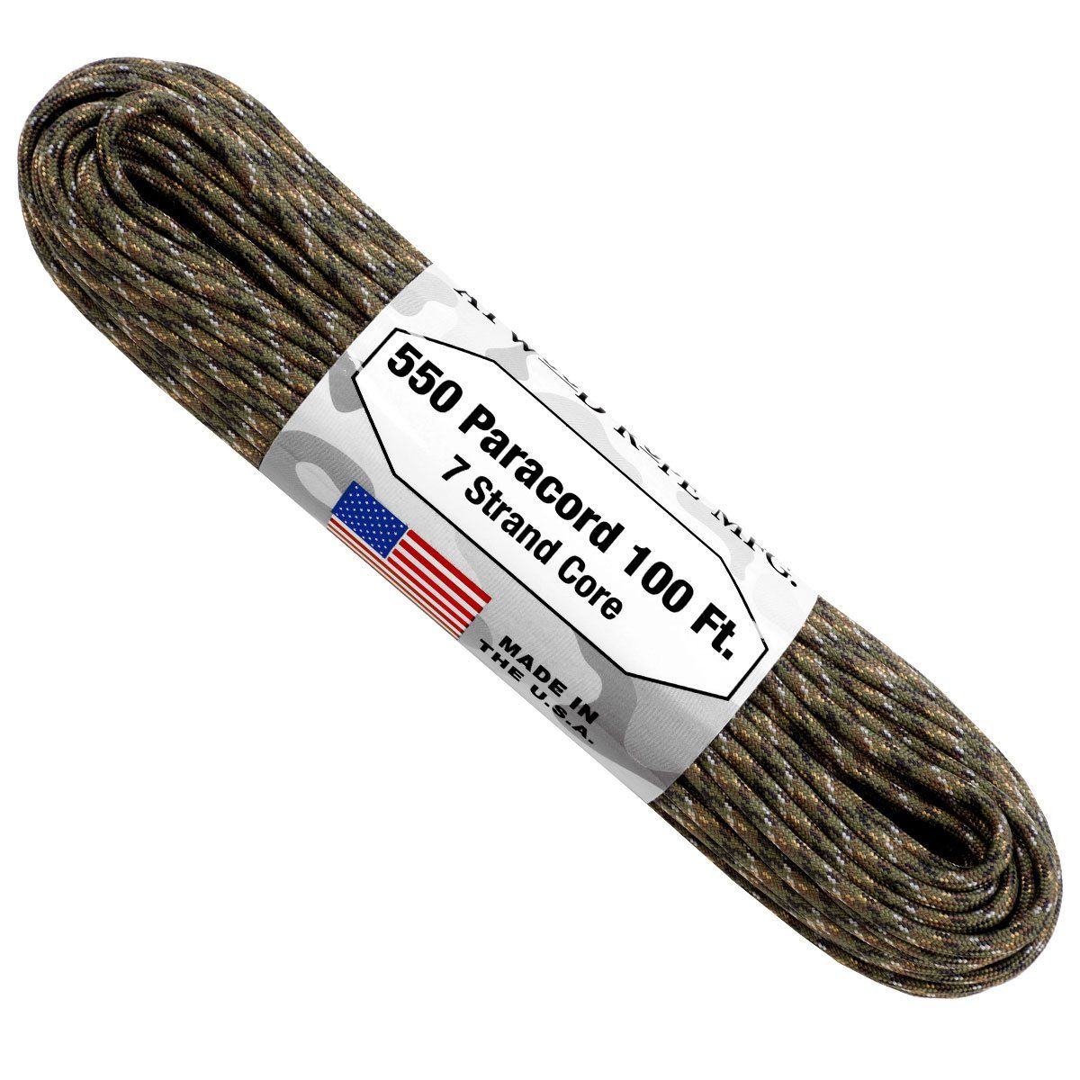 Atwood Rope - Dây Paracord 550lbs cuộn 30m màu Digi Woodland