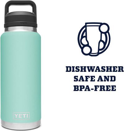 Bình giữ nhiệt Yeti Rambler Chug Cap 36oz | 1.08L (màu Seafoam)